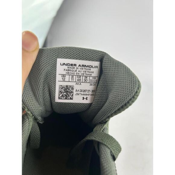 Under Armour Charged Edge Men's Training Shoes US 12 Green Athletic Sneakers - Picture 10 of 14